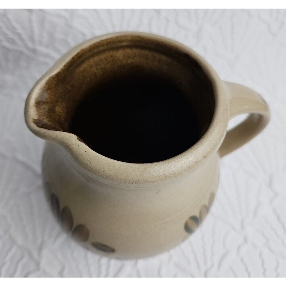 BBP Beaumont Brothers‎ Pottery Pitcher Salt Glaze Stoneware Rustic Primitive - Picture 4 of 11